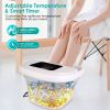 Collapsible Foot Spa Massager Electric Foot Soaker Tub Foldable Foot Spa Tub