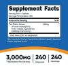 Nutricost Tart Cherry Extract 3000mg, 240 Vegetarian Capsules - Gluten Free, Non-GMO Supplement