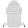 Beauty Treatment Chair Faux Leather White 70.9"x24.4"x30.7"