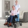 Folding Rollator Walker with 8-inch Wheels and Seat